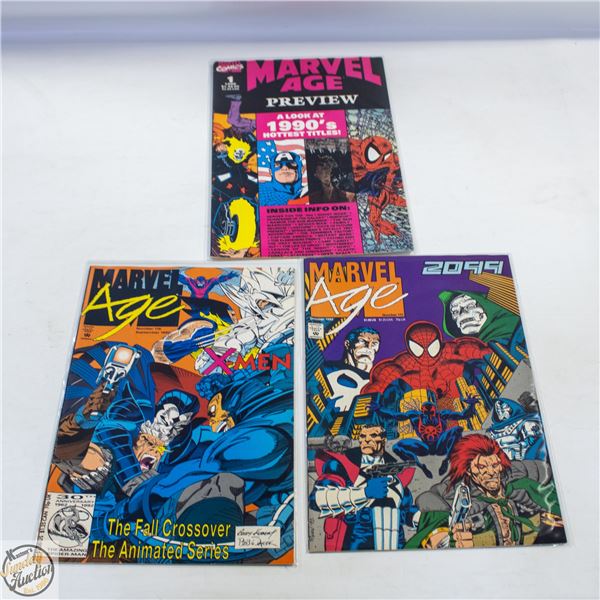 MARVEL AGE 1990S COMIC #1,116,117
