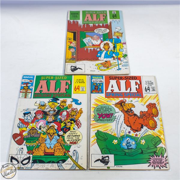 ALF SPRING #1 & HOLIDAY SPECIAL # 1 & 2
