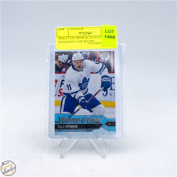 2016-17 UD ARTIFACTS SEAN MONAHAN #108 403/499