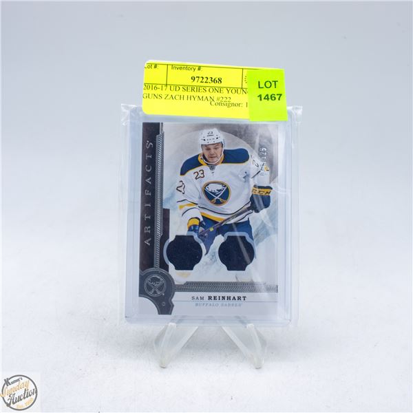 2016-17 UD SERIES ONE YOUNG GUNS ZACH HYMAN #222