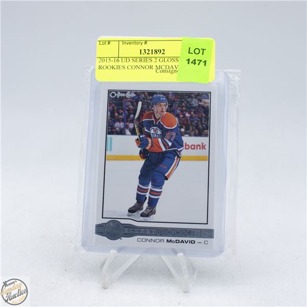 2015-16 UD SERIES 2 GLOSSY ROOKIES CONNOR MCDAVID