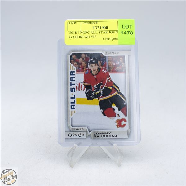 2018-19 OPC ALL STAR JOHNNY GAUDREAU #12