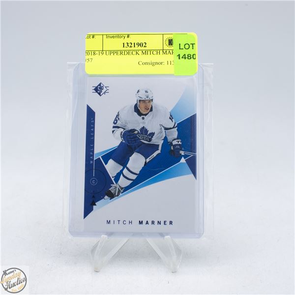 2018-19 UPPERDECK MITCH MARNER #57