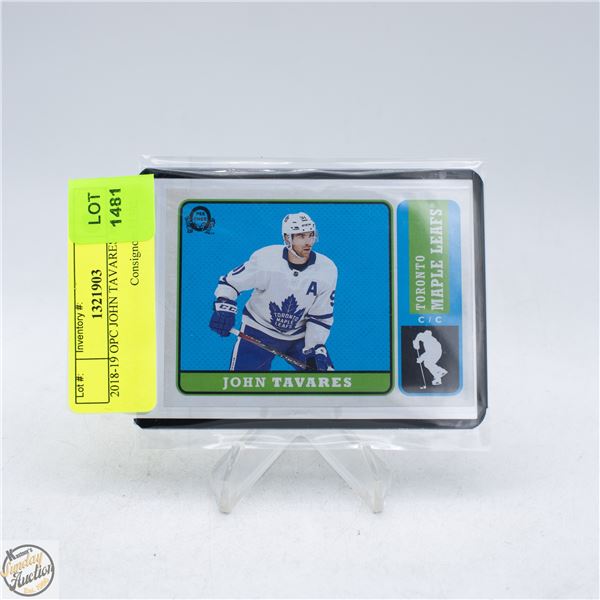 2018-19 OPC JOHN TAVARES #601
