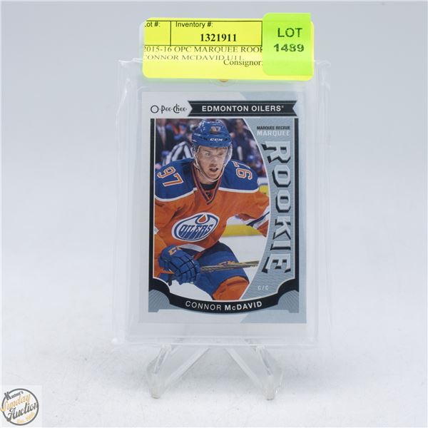 2015-16 OPC MARQUEE ROOKIE CONNOR MCDAVID U11