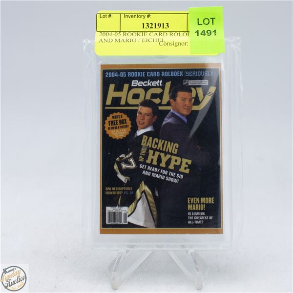 2004-05 ROOKIE CARD ROLODEX SID AND MARIO / EICHEL