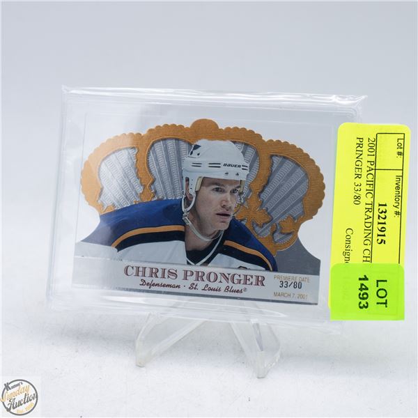 2001 PACIFIC TRADING CHRIS PRINGER 33/80