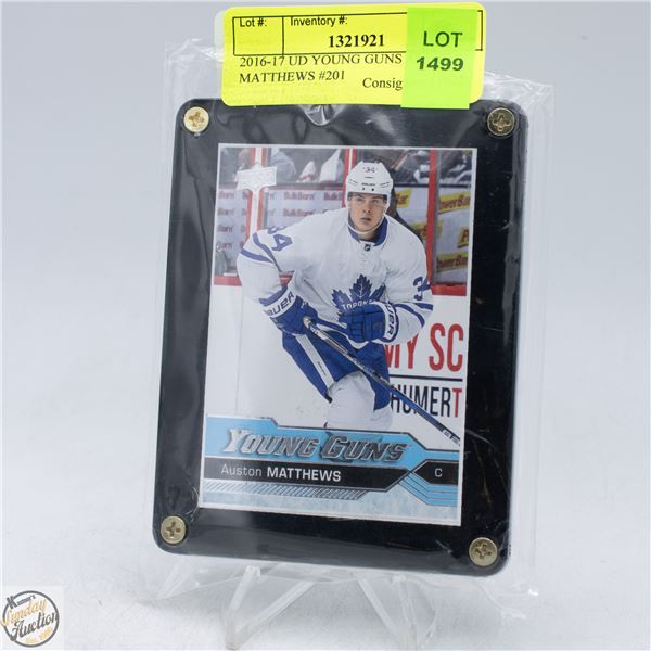 2016-17 UD YOUNG GUNS AUSTON MATTHEWS #201