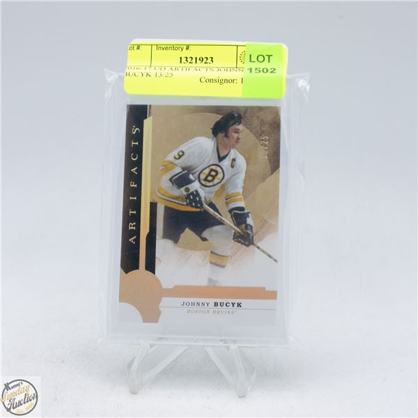 2016-17 UD ARTIFACTS JOHNNY BUCYK 13/25