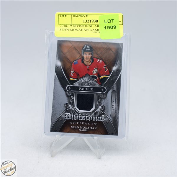 2018-19 DIVISIONAL ARTIFACTS SEAN MONAHAN GAME USE