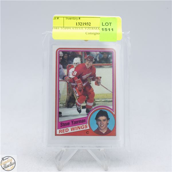 1984 TOPPS STEVE YZERMAN #49