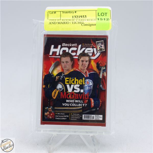 2004-05 ROOKIE CARD ROLODEX SID AND MARIO / EICHEL