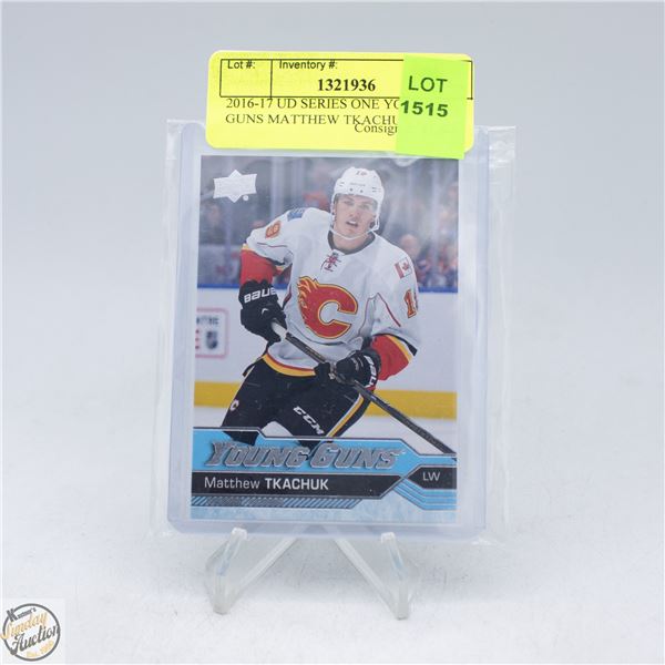 2016-17 UD SERIES ONE YOUNG GUNS MATTHEW TKACHUK