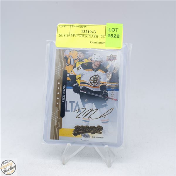 2018-19 MVP RICK NASH 124/150