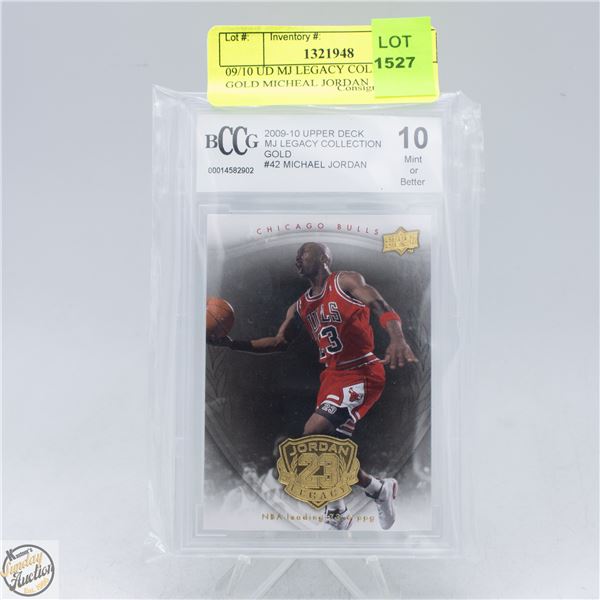 09/10 UD MJ LEGACY COLLECTION GOLD MICHEAL JORDAN