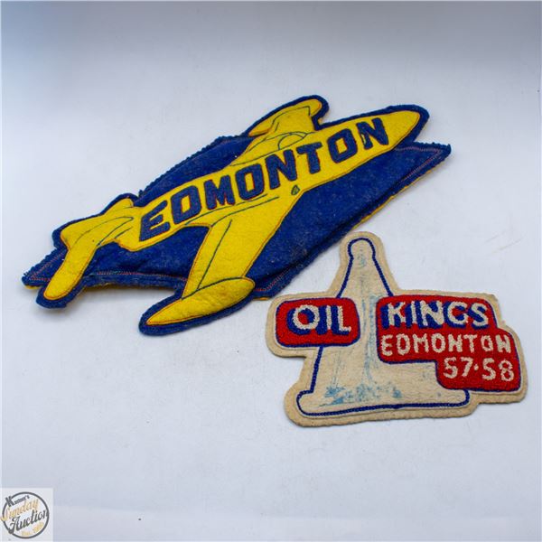 OIL KINGS + FLYERS PATCHES 50’S
