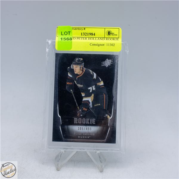 2011-12 UD PETER HOLLAND ROOKIE 305/499