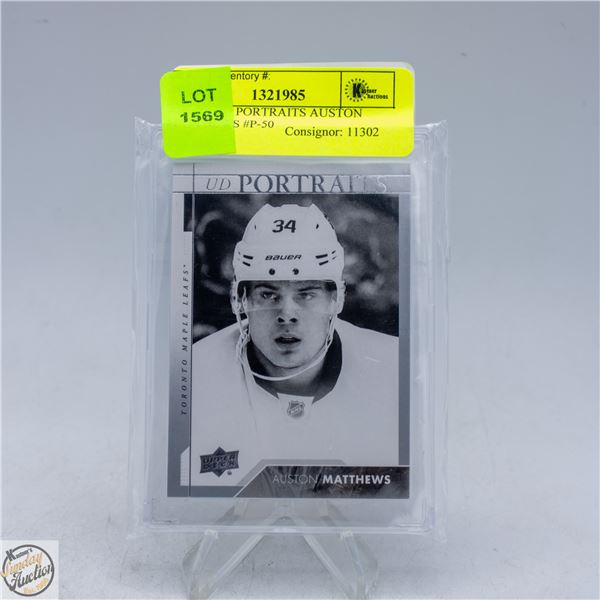 2017-18 UD PORTRAITS AUSTON MATTHEWS #P-50