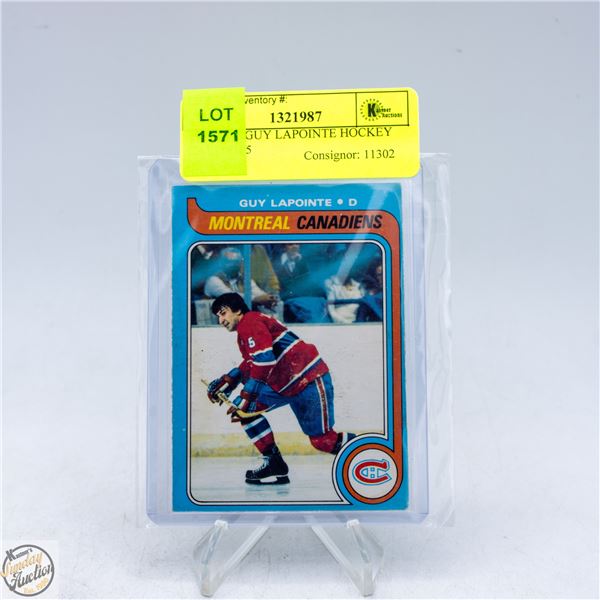 1979 OPC GUY LAPOINTE HOCKEY CARD #135