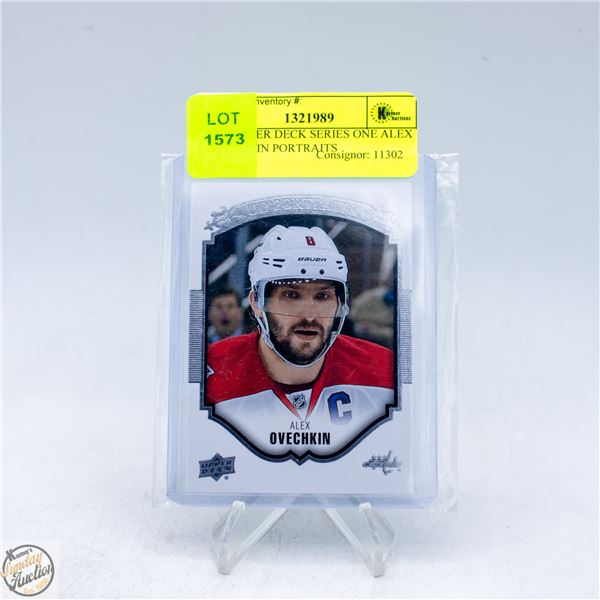 2015 UPPER DECK SERIES ONE ALEX OVECHKIN PORTRAITS