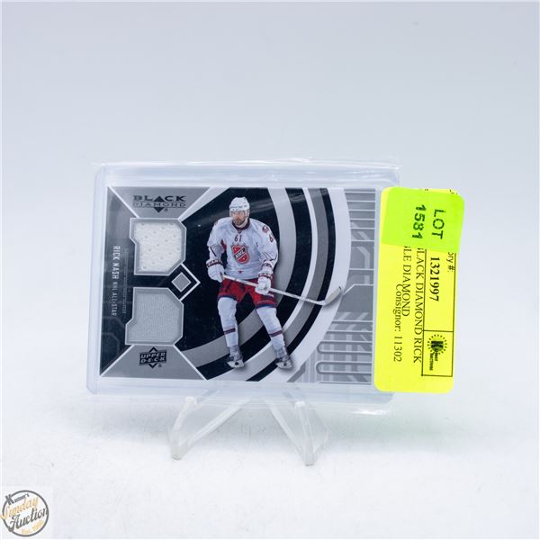 2014-15 UD BLACK DIAMOND RICK NASH DOUBLE DIAMOND