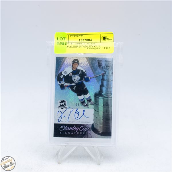 2010-2011 TOPPS VINCENT LECAVALIER STANLEY CUP