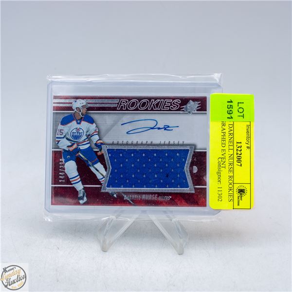 2014-15 DARNELL NURSE ROOKIES AUTOGRAPHED EVENT