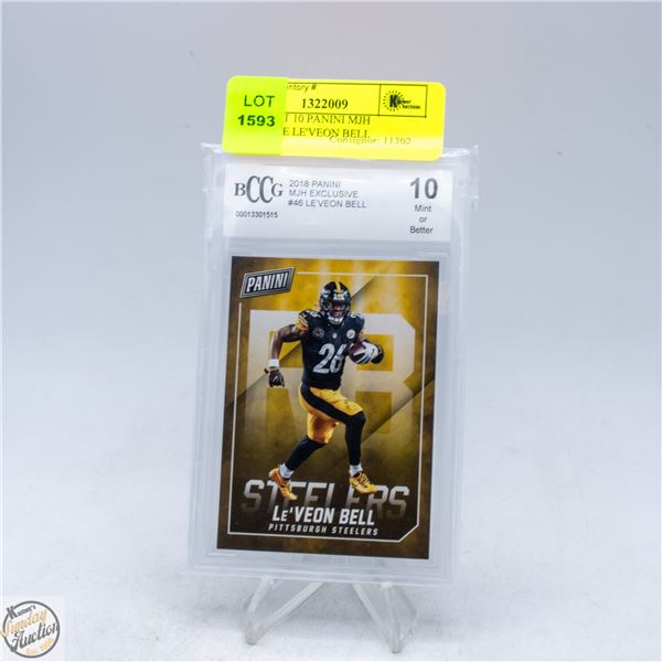 BCCG MINT 10 PANINI MJH EXCLUSIVE LE'VEON BELL