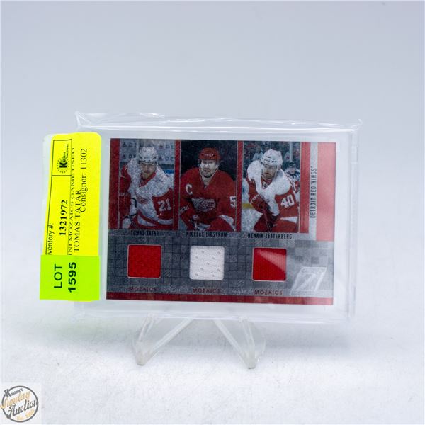 2011 PANINI MOZAICS GAME USED JERSEYS: TOMAS TATAR