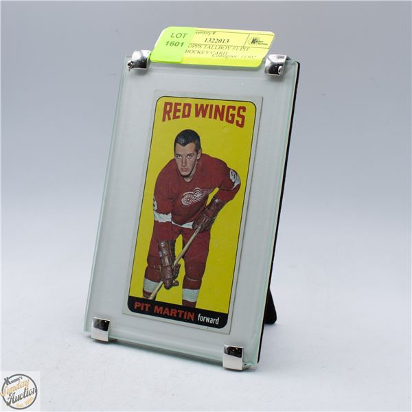 1964-65 TOPPS TALLBOY #1 PIT MARTIN HOCKEY CARD