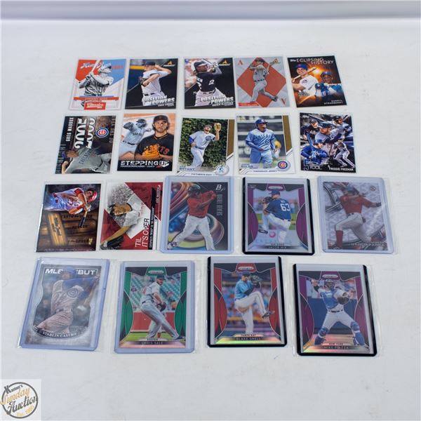 19 ASSORTED BASEBALL CARDS