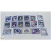 Image 1 : 17 ASSORTED BASEBALL CARDS INCLUDES GAME USED
