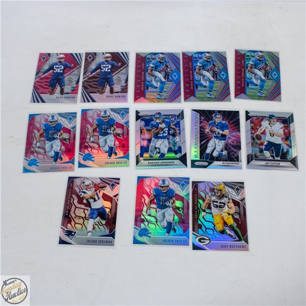 13 ASSORTED FOOTBALL CARDS