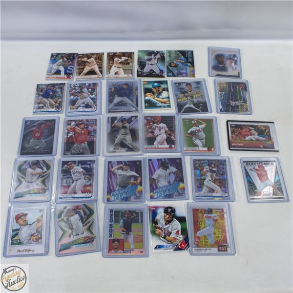 29 ASSORTED BASEBALL CARDS