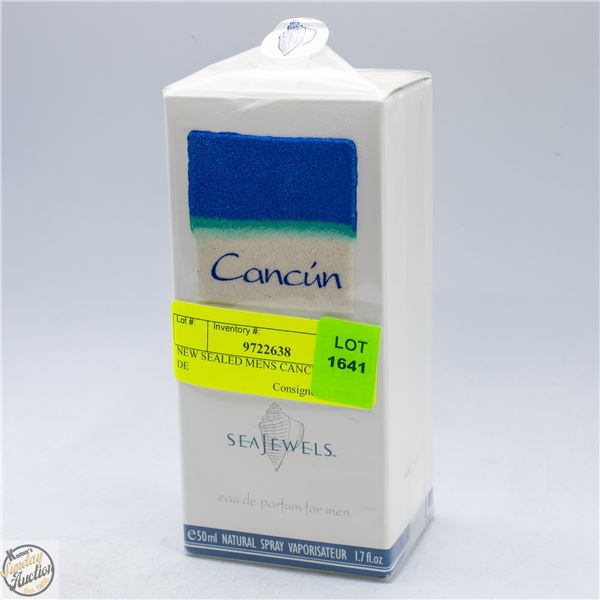 NEW SEALED MENS CANCUN EAU DE