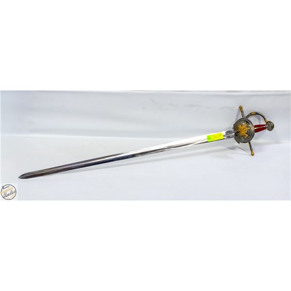 HAND FORGED DON QUIXOTE RAPIER SPANISH