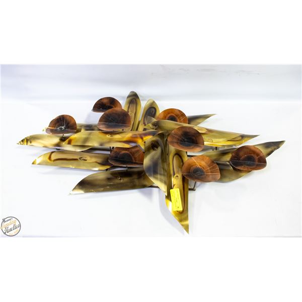 METAL WALL ART 36" LONG