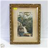 Image 1 : FRAMED WATERFALL PRINT BY W.COLMAN EADE 1895