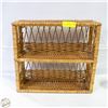 Image 1 : WICKER SMALL SHELF H-16" W-6" L-18"