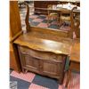 Image 1 : ANTIQUE WOOD WASH STAND WITH DRAWER AND