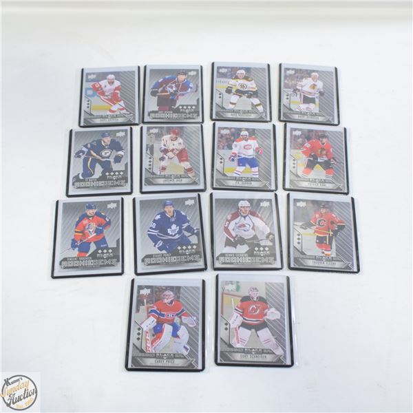 14 UPPER DECK BLACK DIAMOND HOCKEY CARDS
