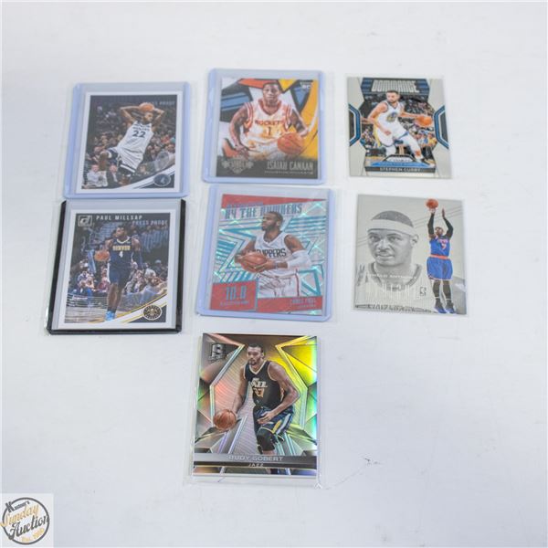 7 ASSORTED BASKETBALL CARDS