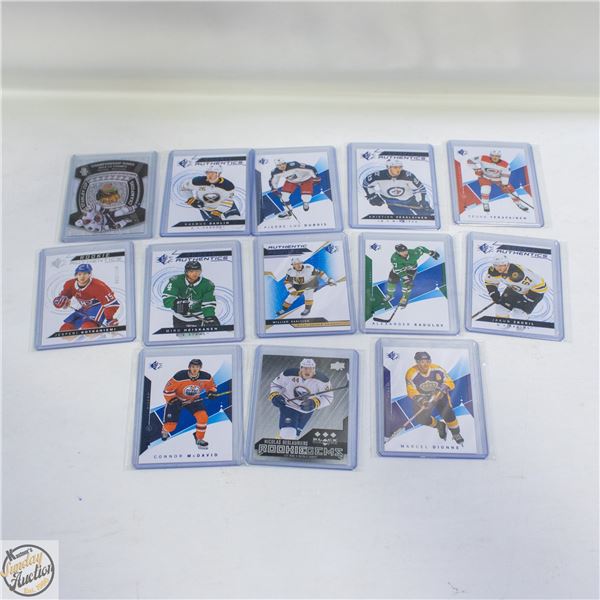 13 ASSORTED HOCKEY CARDS