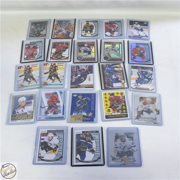 23 ASSORTED HOCKEY CARDS