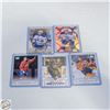 Image 1 : 5 HOCKEY CARDS CONNOR MCDAVID AND ALEX OVECHKIN