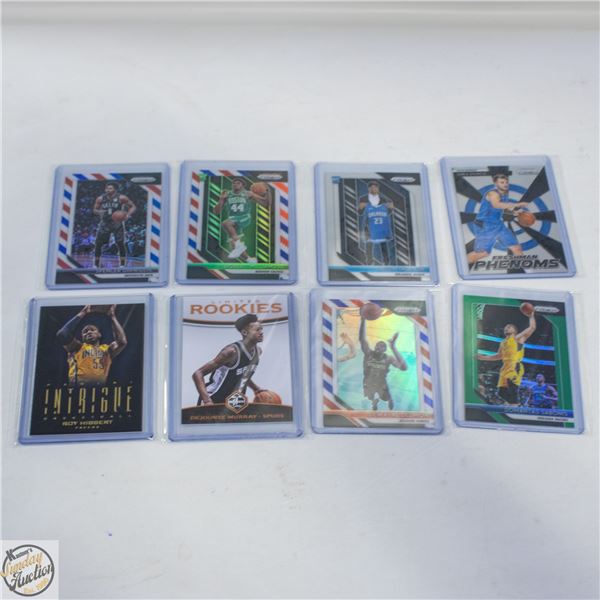 8 ASSORTED BASKETBALL CARDS: SPENCER DINWIDDIE