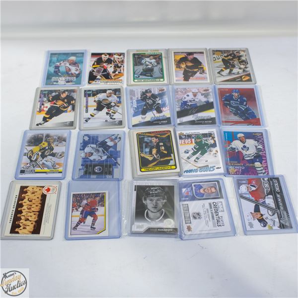 20 ASSORTED HOCKEY CARDS