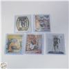 Image 1 : 5 FOOTBALL CARDS KHALIL MACH, SEAN DAVIS, ALEX