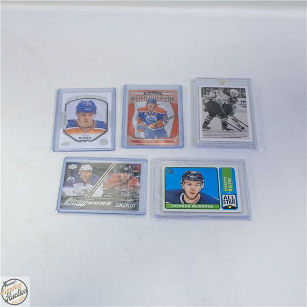 5 CONNOR MCDAVID HOCKEY CARDS