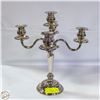 Image 1 : PEWTER CANDELABRA H-14"